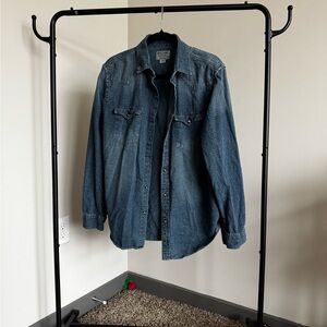 Mossimo Supply Co. Light Blue Denim Shirt